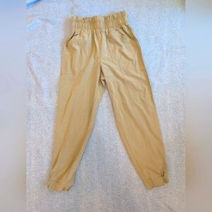 Vanilla Star  Love To Move High Waisted Jogger Pant, Olive Green Small EUC
